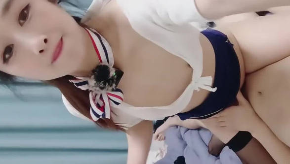 空姐制服誘惑！機艙激情震動 濕身嬌喘男友狂抽猛送